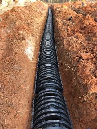 Rapid Rooter septic job in the Charlotte area