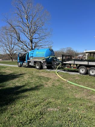 Rapid Rooter septic job in the Charlotte area