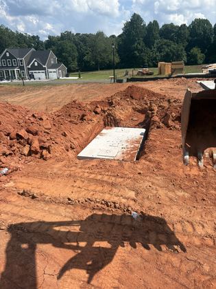 Rapid Rooter septic job in the Charlotte area