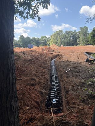 Rapid Rooter septic job in the Charlotte area