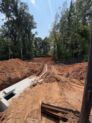 Rapid Rooter septic job in the Charlotte area