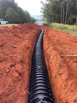 Rapid Rooter septic job in the Charlotte area